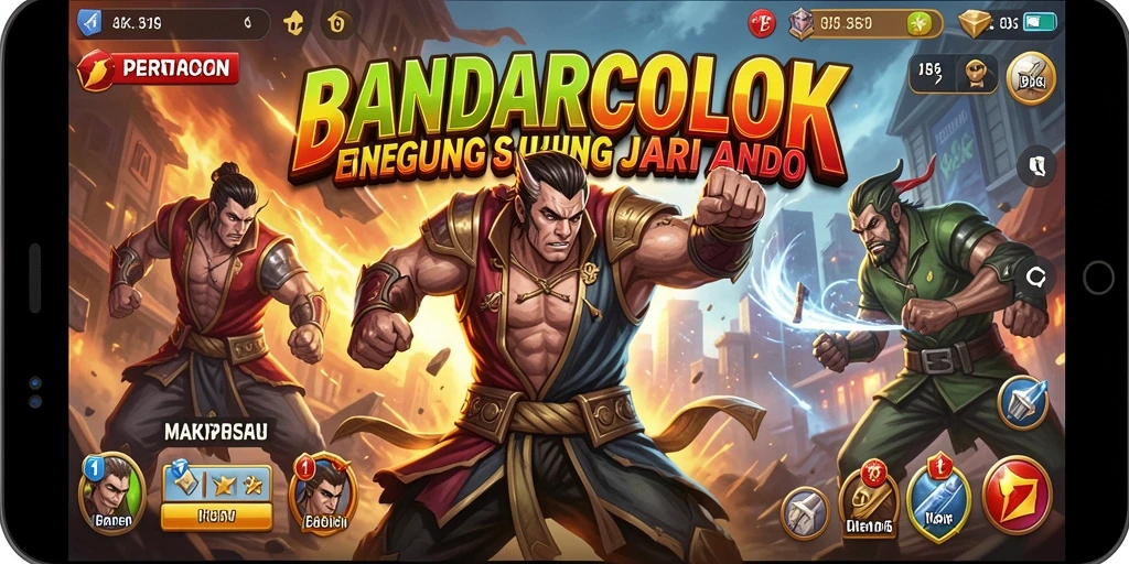 Tampilan gameplay BANDARCOLOK yang seru dan mengasyikkan.