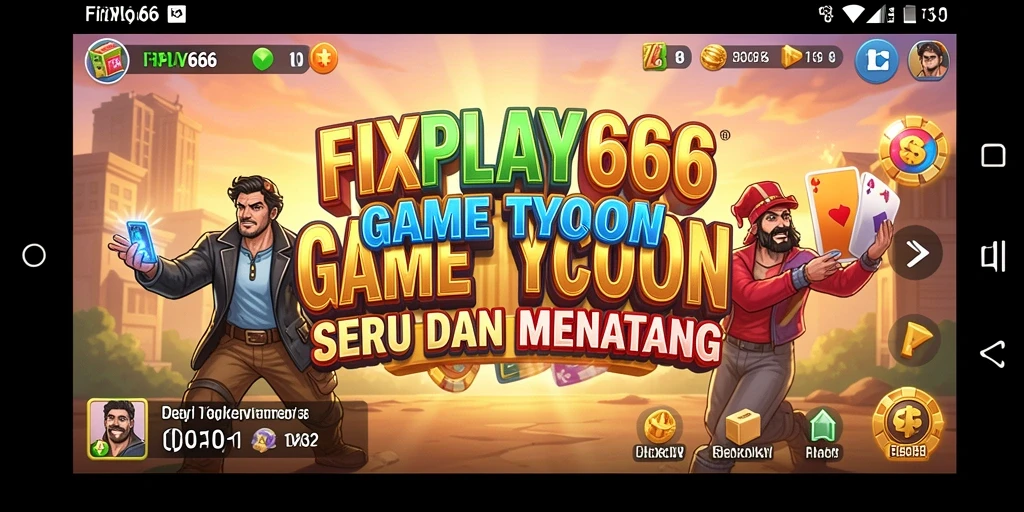 Tampilan gameplay FIXPLAY666 yang seru dan menantang.