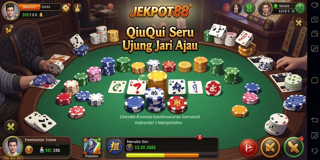 Gameplay seru QiuQiu di JEKPOT88 dengan grafis menawan.