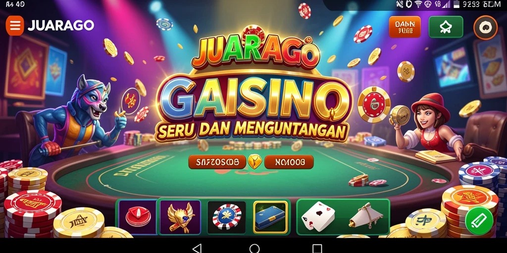 Tampilan menarik dari gameplay Kasino di JUARAGO.