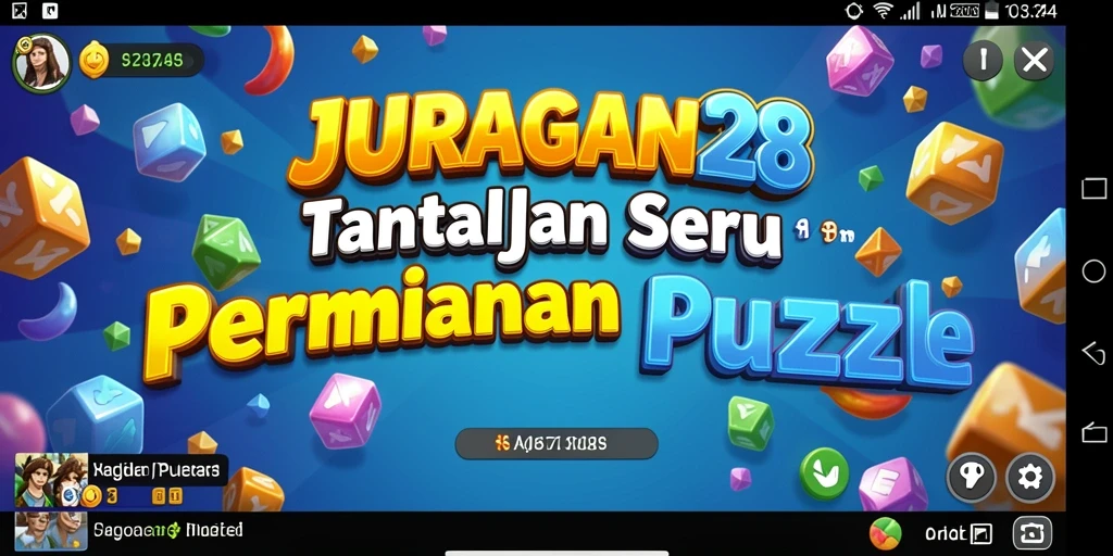 Screenshot dari gameplay JURAGAN28 menampilkan berbagai tantangan puzzle yang menarik.