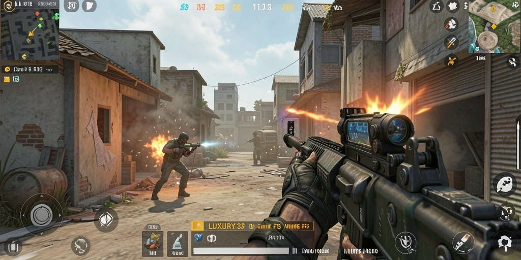 Gameplay LUXURY138 yang mendebarkan dalam pertempuran FPS.