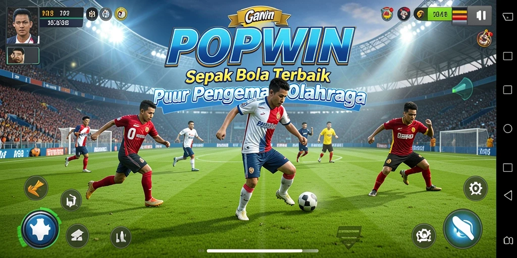 Tangkapan layar dari gameplay POPWIN yang menegangkan.