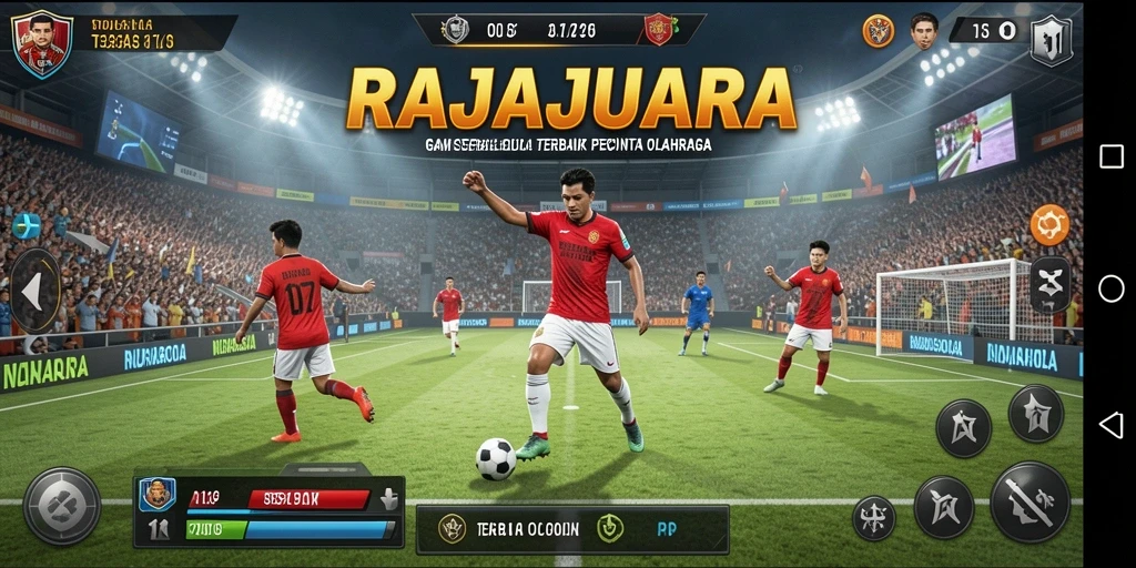 Tampilan gameplay <strong>RAJAJUARA</strong> yang mendebarkan dan realistis.